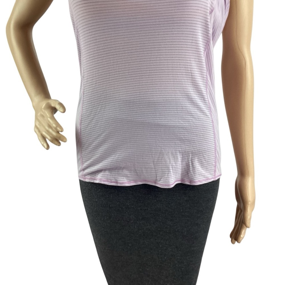 Lululemon Wild Tank Strappy Open Back Yoga Top Purple Size 2 - Picture 3 of 7